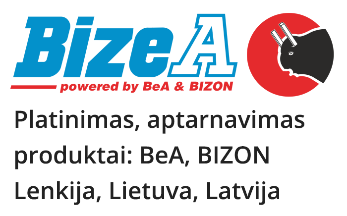 Produktų platinimas, aptarnavimas: BeA, BIZON - Lenkija, Lietuva, Latvija